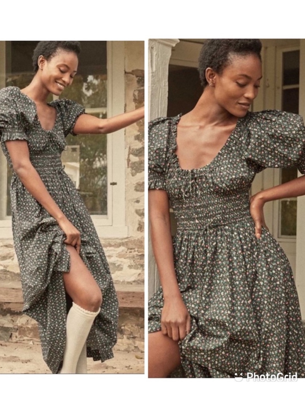 Doen Victoire maxi dress in Mirabeau’s Garden